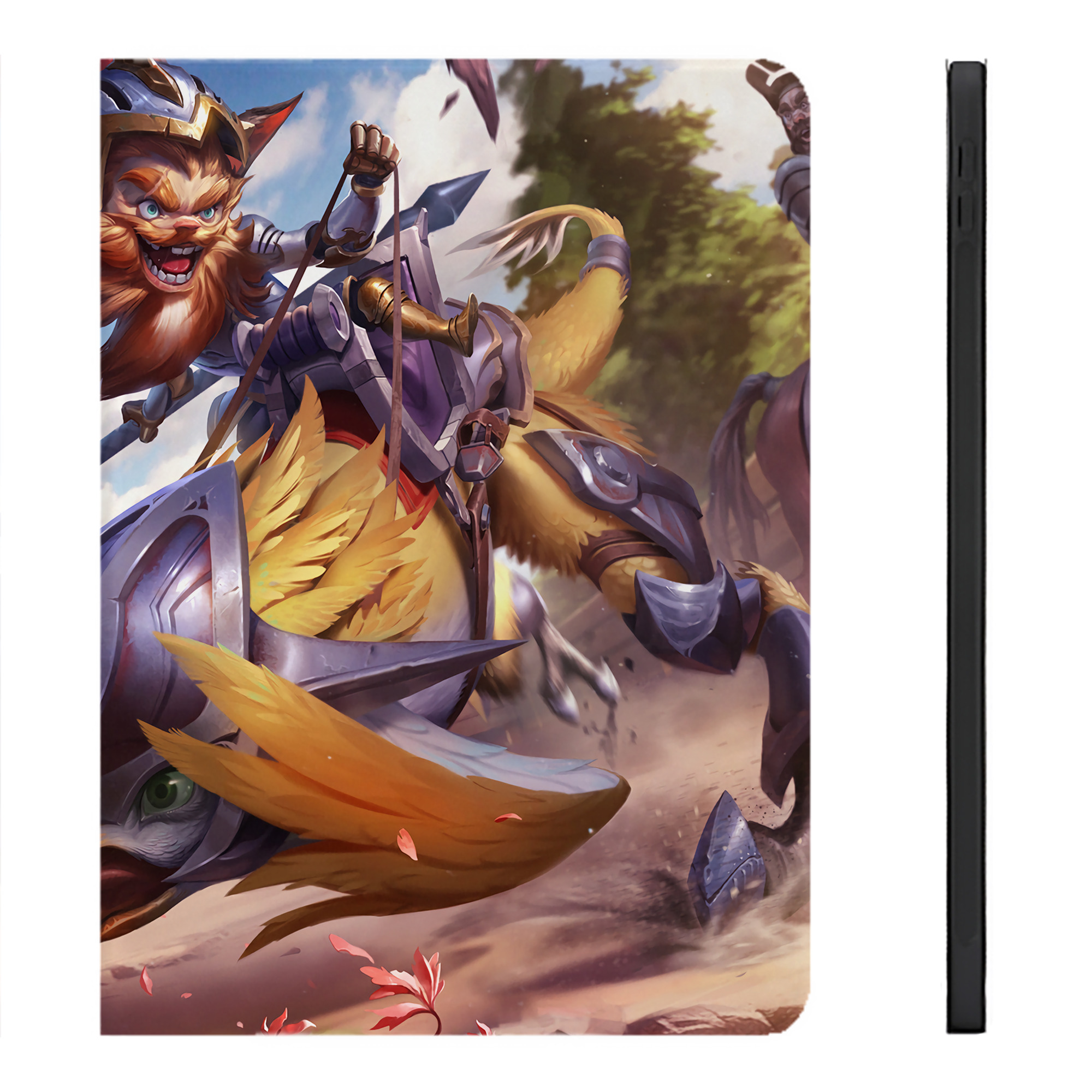 （画像用） リーグ・オブ・レジェンド League of Legends LOL IPadケース ペンホルダー付き ブックスタイルデザイン